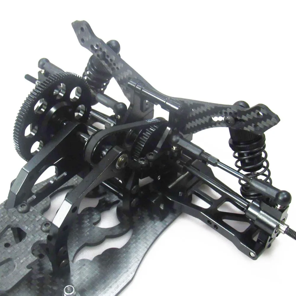 OEM 1/10 сплава и углерода SAKURA D4 AWD EP Дрифт гоночный автомобиль рама кузова Комплект RC управления шасси автомобиля# KIT-D4AWD