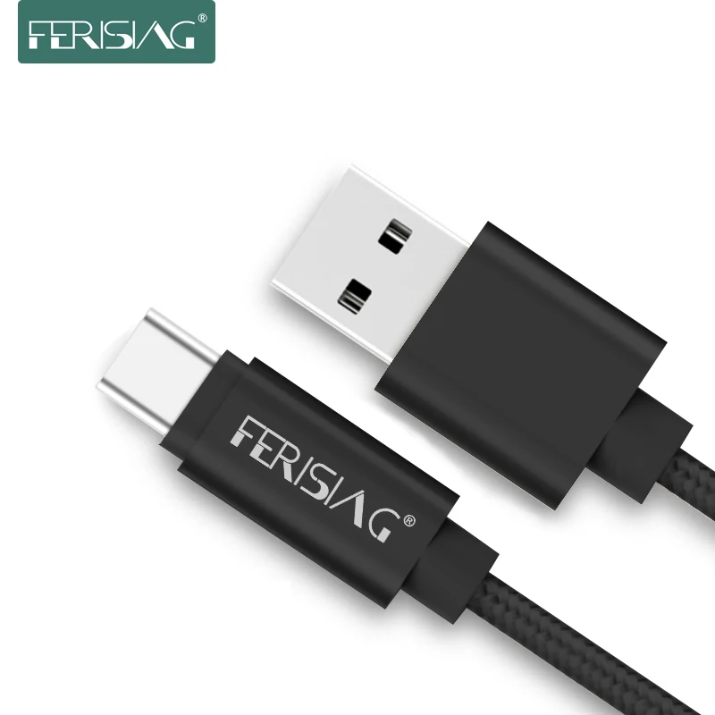 FERISING usb type C кабель нейлоновый USB C кабель для мобильного телефона 3,1 usb type-C кабель для зарядного устройства для Xiaomi OnePlus 2 Nexus 6 P 5X MAC