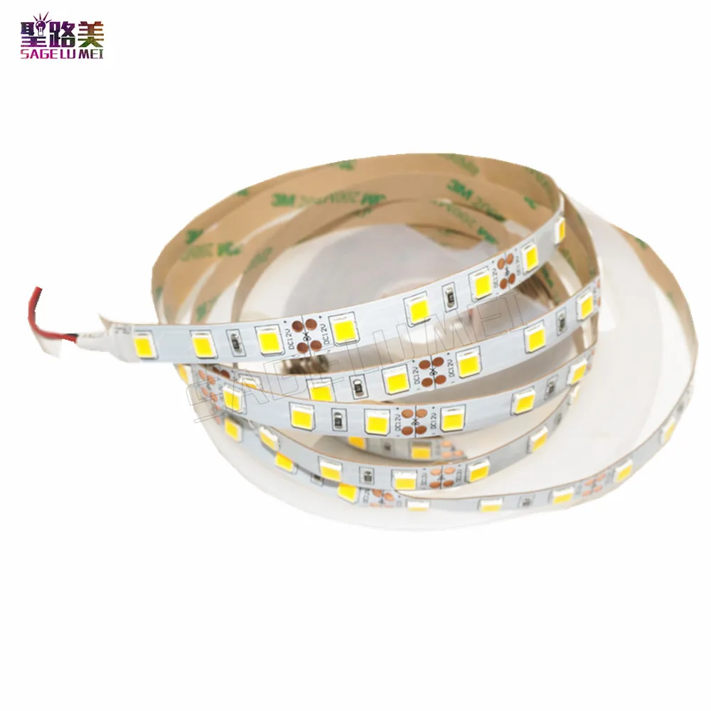 

5054 LED strip 5m 300 led light , 12V flexible tape 60 led/m High brightness LED strip white / warm white ribbon , 5050 upgrade