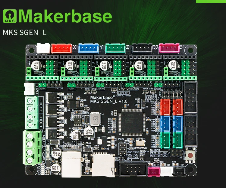 32-битный Arm марлина доска Smoothieboard МКС SGEN_L+ МКС TFT35 цветной ЖК-дисплей Блок 3D принтер обновление комплект+ Драйвер шагового двигателя