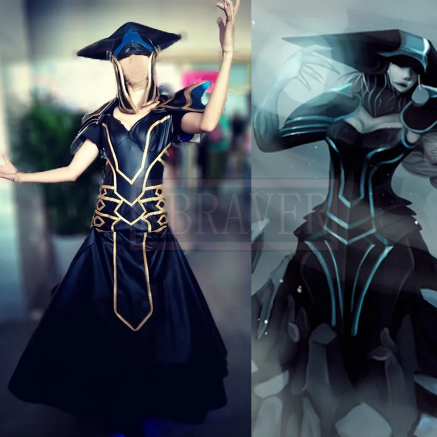 Костюм для косплея LOL lisсандра ледяная ведьма индивидуальный заказ Бесплатная