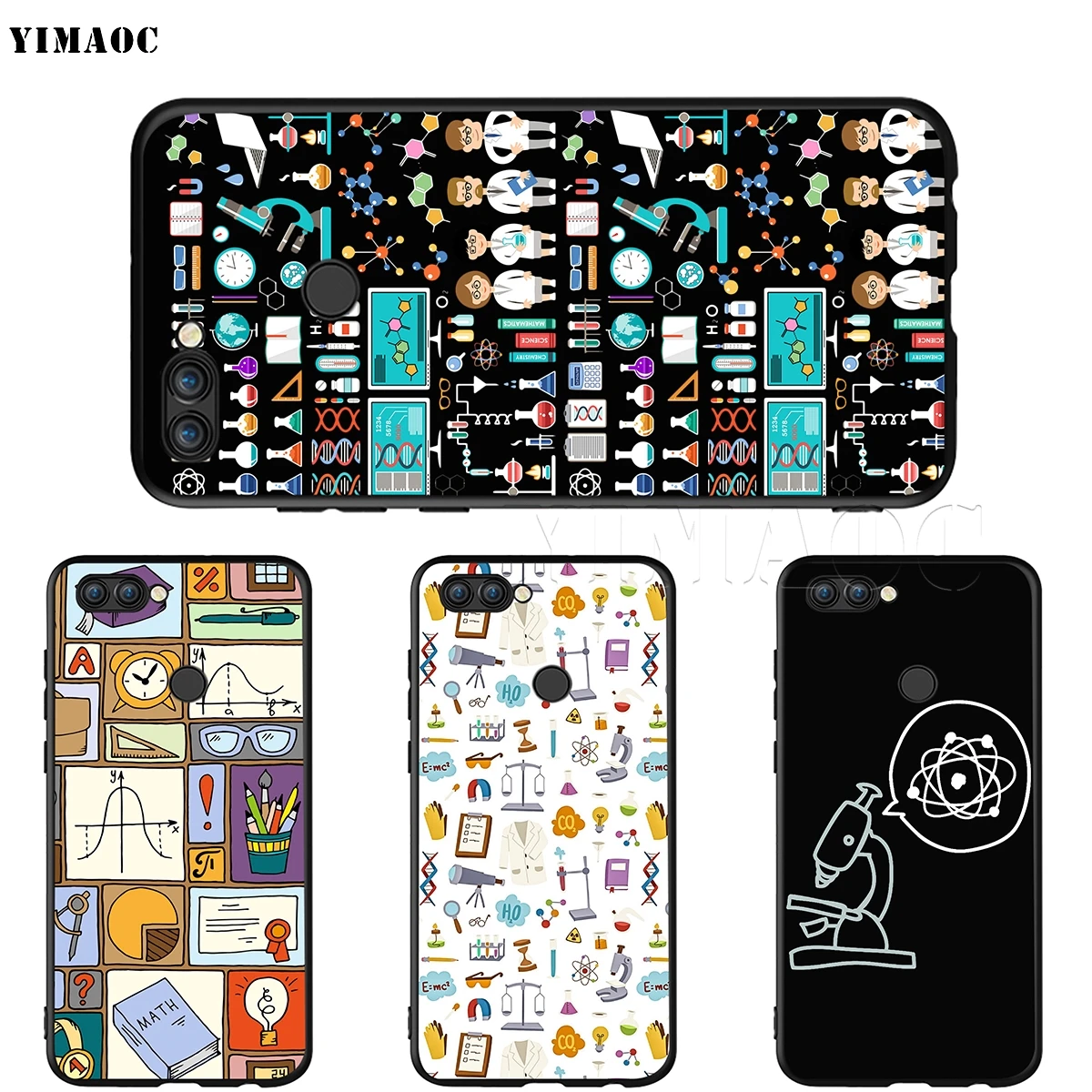 Силиконовый чехол YIMAOC для Huawei Honor Mate P smart Y7 Y9 8C 30 20 10 8x Nova 3i 3 Lite Pro Prime 2018 2019 |