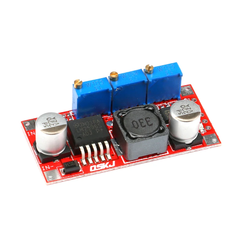 5 шт. LM2596 DC понижающий CC CV блок питания светодиодный драйвер зарядное устройство