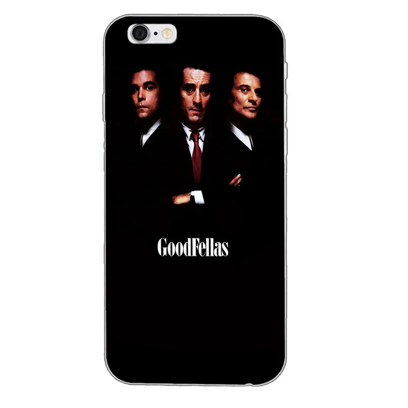 Goodfellas гангстера силиконовый мягкий чехол для телефона из ТПУ для Apple iPhone 4 4S 5 5S 5c SE 6 6s plus, 7, 7 plus, 8, 8 plus, X - Цвет: GoodfellasA03