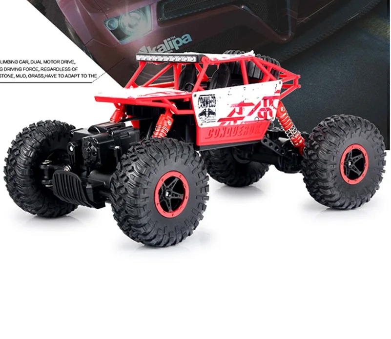 Радиоуправляемая машина 4WD 2 4 ГГц для скалолазания ралли 4x4 с двойным мотором