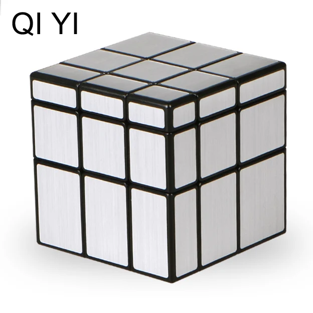 QIYI magic cube 3x3x3 Mirror sticker Cast Puzzle Cube 3*3*3 Magico Cubo Educational Toys For Children antistress | Игрушки и хобби