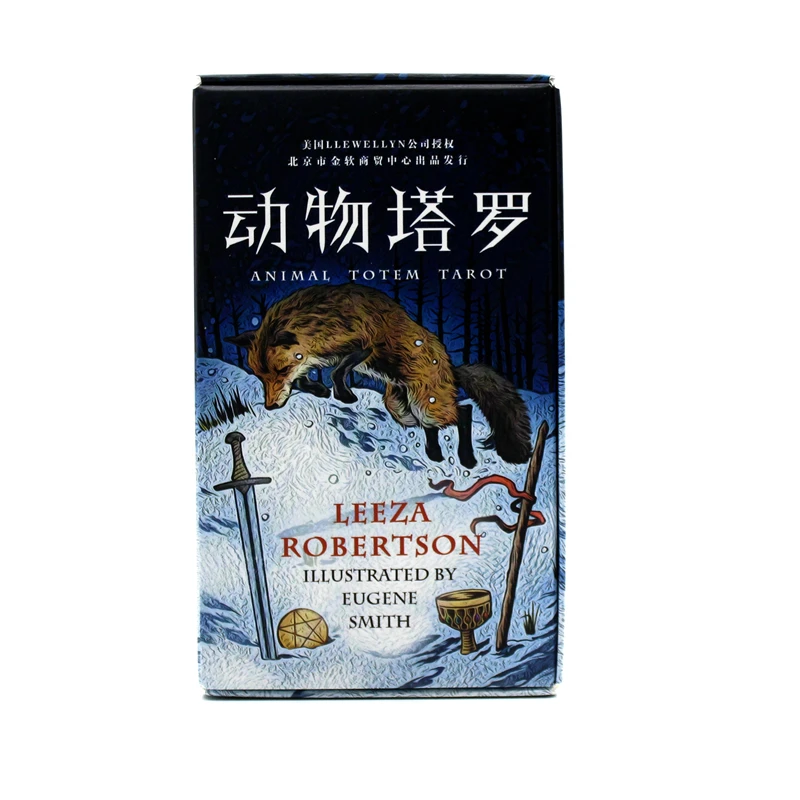 Новый дизайн привлекательные карты животных Тотем настольная игра Карты Таро 78