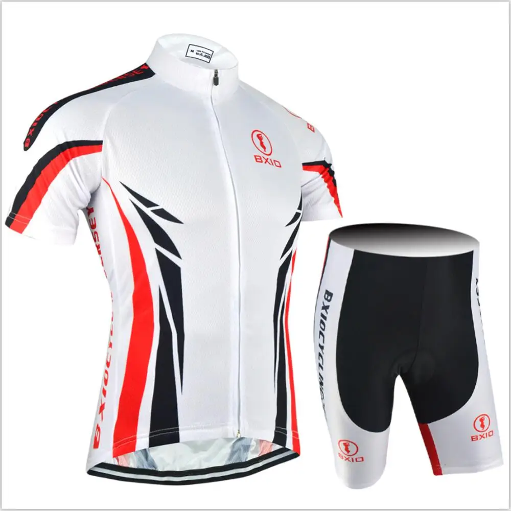 Bxio анти-пот Велонаборы дышащая cykle Джерси Белый Roupa велосипед equipe де Франс Pro Джерси Ciclismo bx-0109rw076 - Цвет: Non Bib