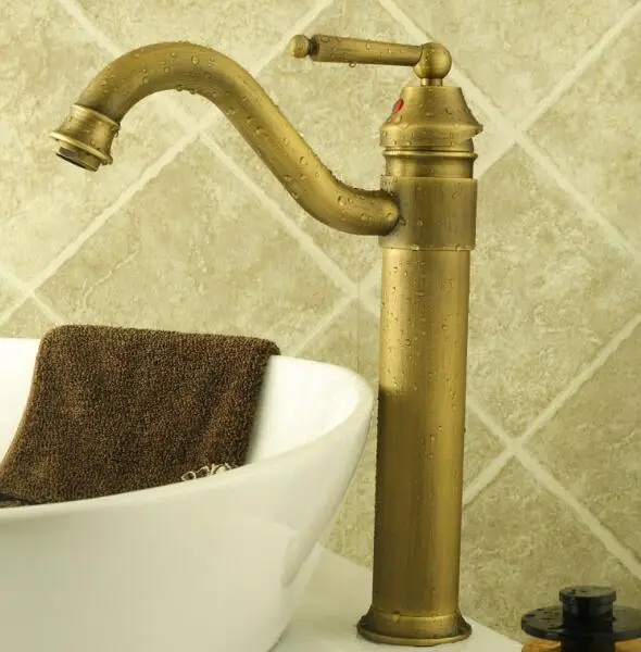 Античный латунный поворотный смеситель с одной ручкой anf018|faucet mixer|mixer kitchen tapskitchen