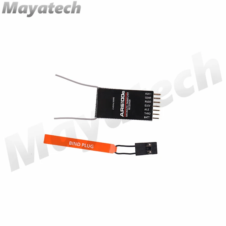 Приемник приемник RC 6CH AR6100e 2 4 ГГц 6 каналов поддержка DX6i/DSX9/DSX11/DSX12 DX6/DX6i/DX7/DX8|Детали
