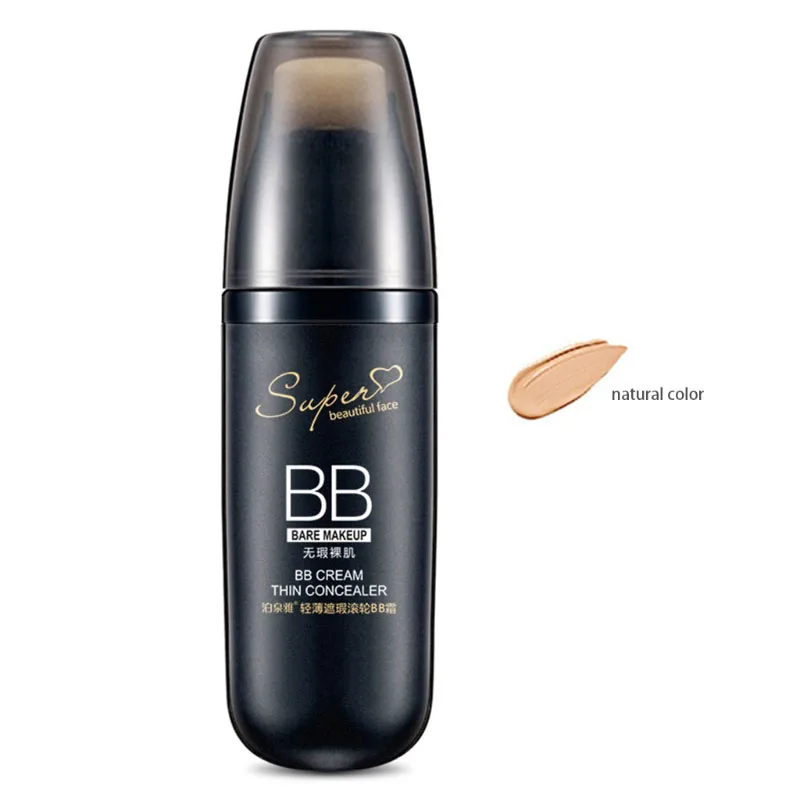 Natural color Новая популярная жидкая Подушка BB роликовый массажный крем тонкий светильник консилер, база под макияж увлажняющая Косметика основа для макияжа - Цвет: Natural color