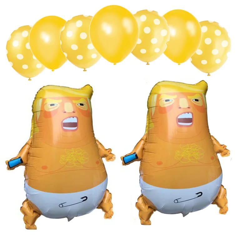 Воздушные шары Дональда Трампа украшения ко дню рождения детский душ забавные гелиевые шары Дональд Трамп Новинка парад демонстрация
