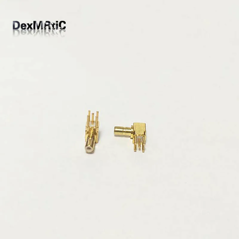 1 шт. стандартный разъем радиочастотный коаксиальный прямоугольный Позолоченный