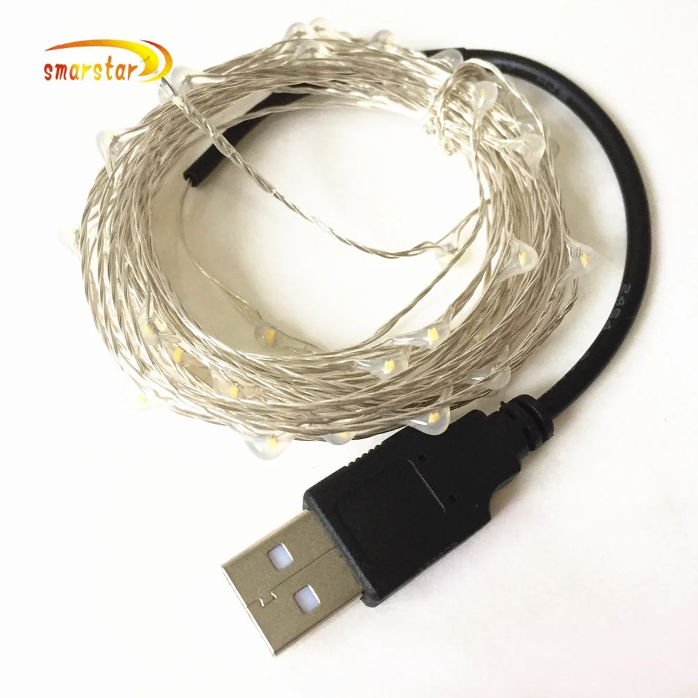 Светодиодная гирлянда с USB 5 В м 10 50/100 светодиодов | Лампы и освещение