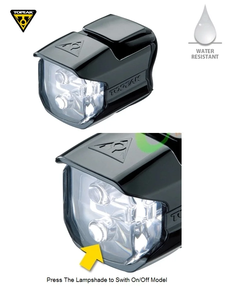 Topeak WHITELITE TMS065 велосипедный передний вспышка светильник Handlbar крепление лампы REDLITE TMS066 велосипедный светодиодный светильник для шоссейного велосипеда задний фонарь безопасности