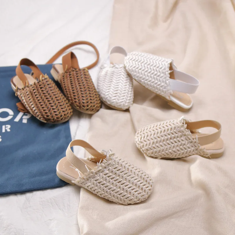 Корейские садовые туфли для маленьких девочек Пляжные сандалии малышей Тапочки