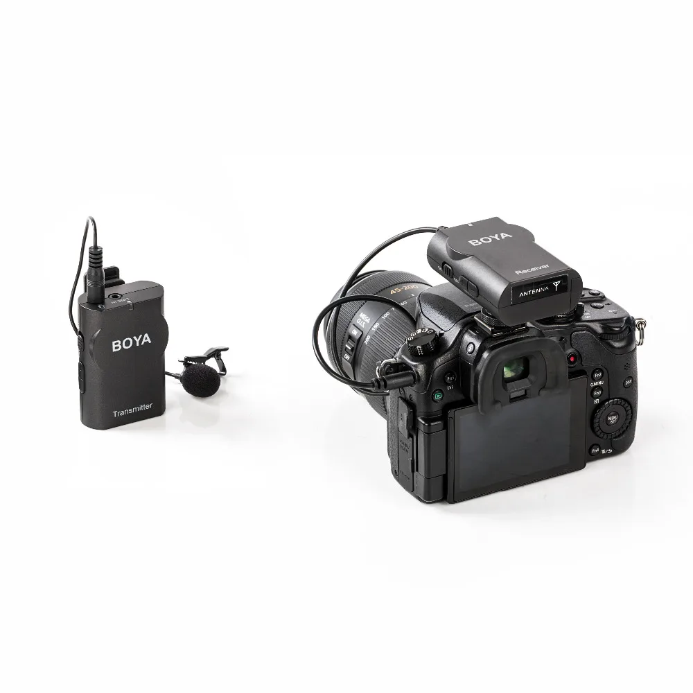 DIGITALFOTO BOYA BY-WM4 Беспроводной петличный DSLR видео камера смартфона с лацканами Lav