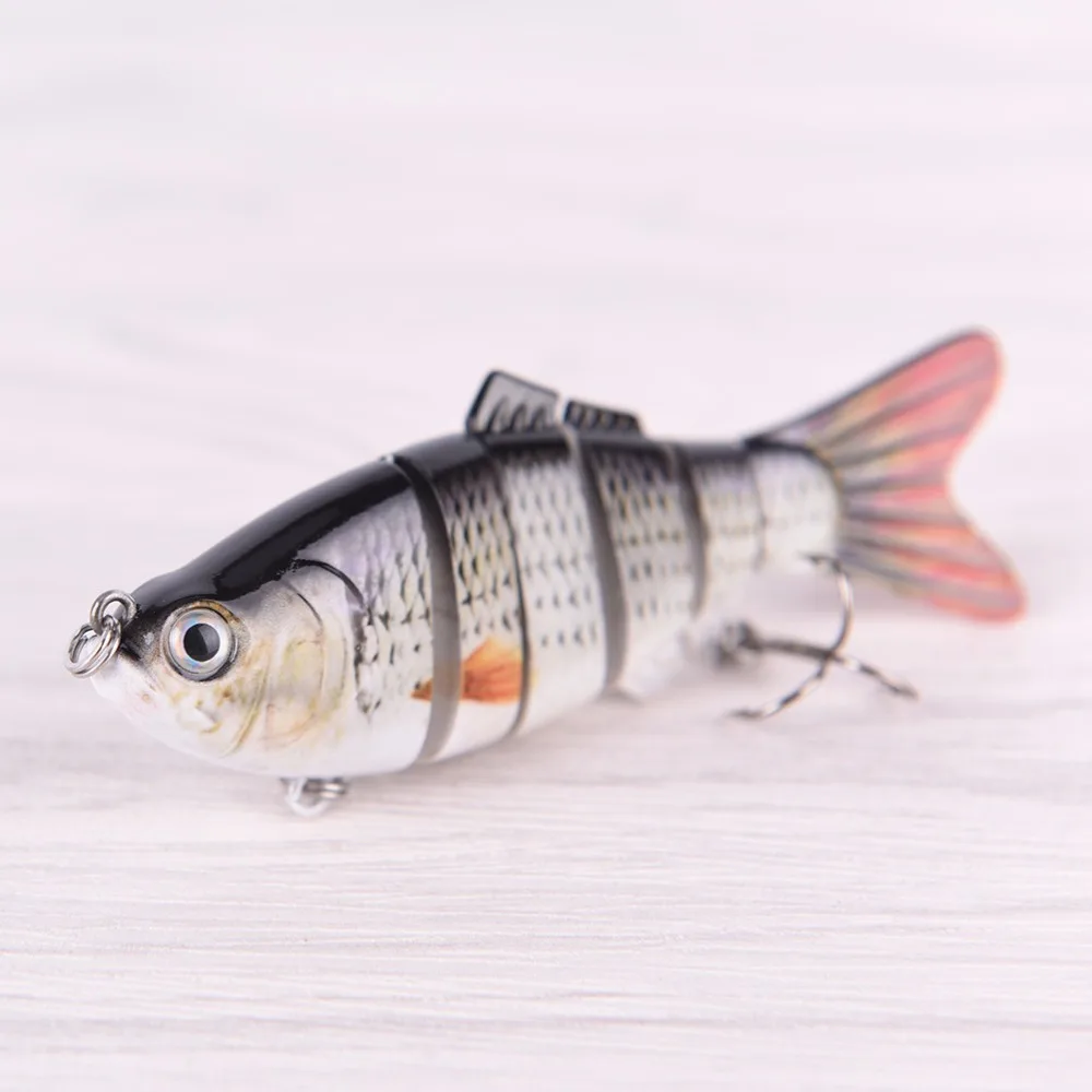 

1Pc 10cm 18g Multi Sections 6 Segments Fishing Lure Treble Hook 6 Jointed Swimbait Crankbait Isca Artificial Hard Bait Wobblers
