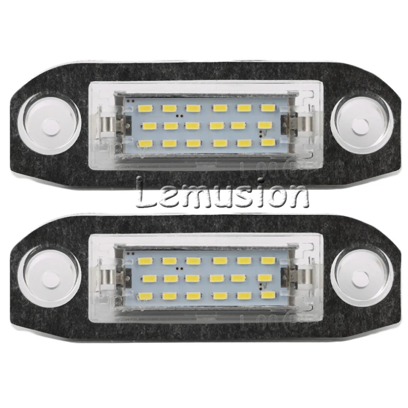 1 пара Автомобильные светодиодные лампы для номерного знака 12 В|license plate light|car