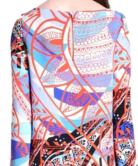 Весеннее модное элегантное платье с принтом в британском стиле эластичное