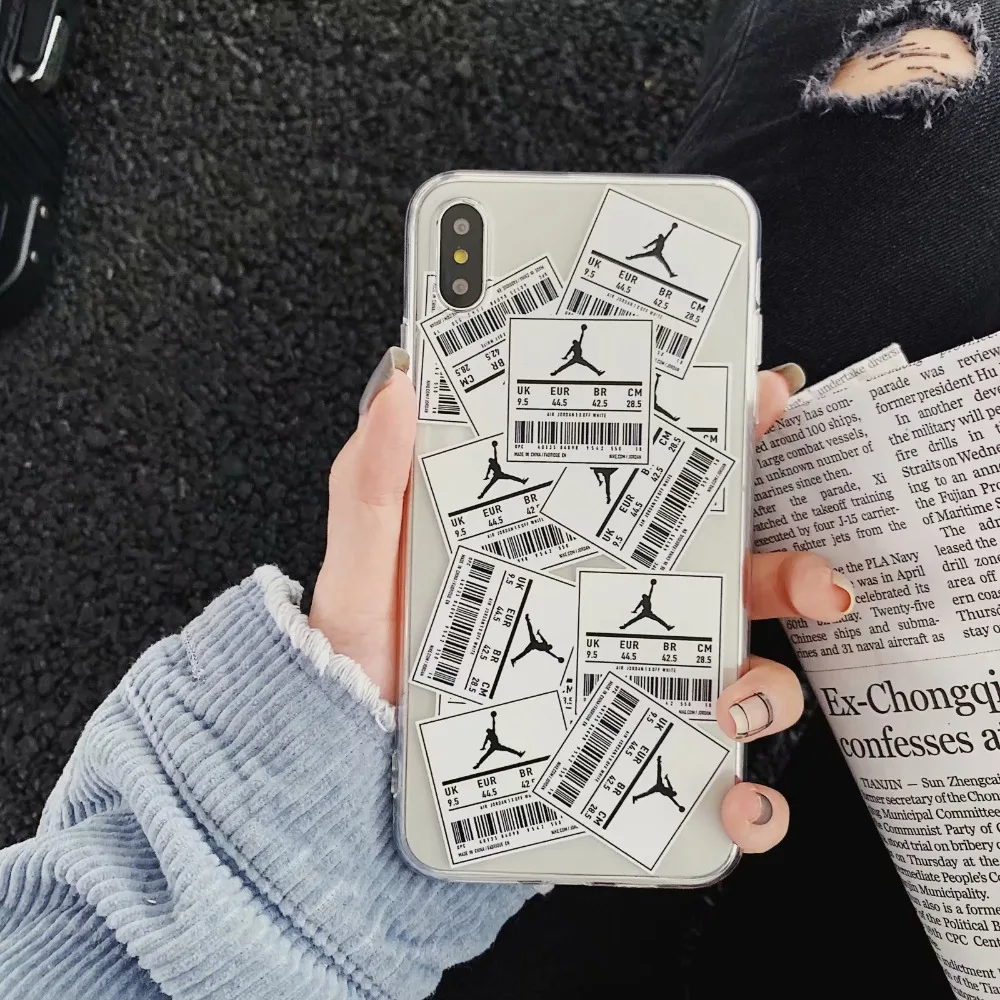 Новый Jordan чехол для iPhone X XS Max XR милый тонкий ТПУ iphone 8 7 6 S Plus мягкие силиконовые