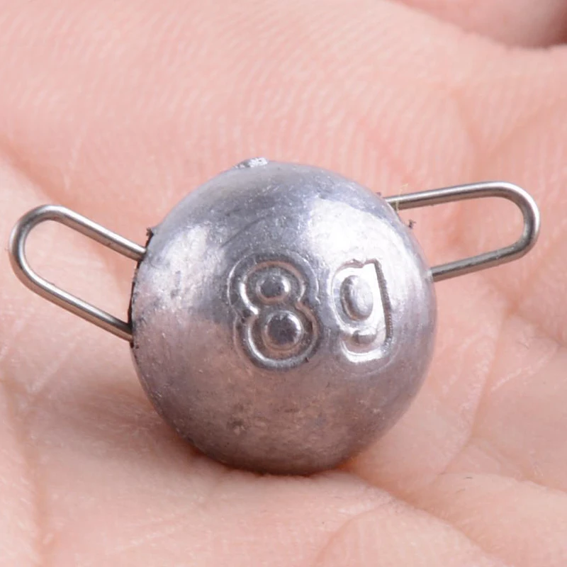 

10pcs 2g 3g 4g 5g 8g 10g Metal Jig Lead Head Bullet Weight Match Crank Hook Sinker For Carp Fishing Accessories Tackle Sea Goods