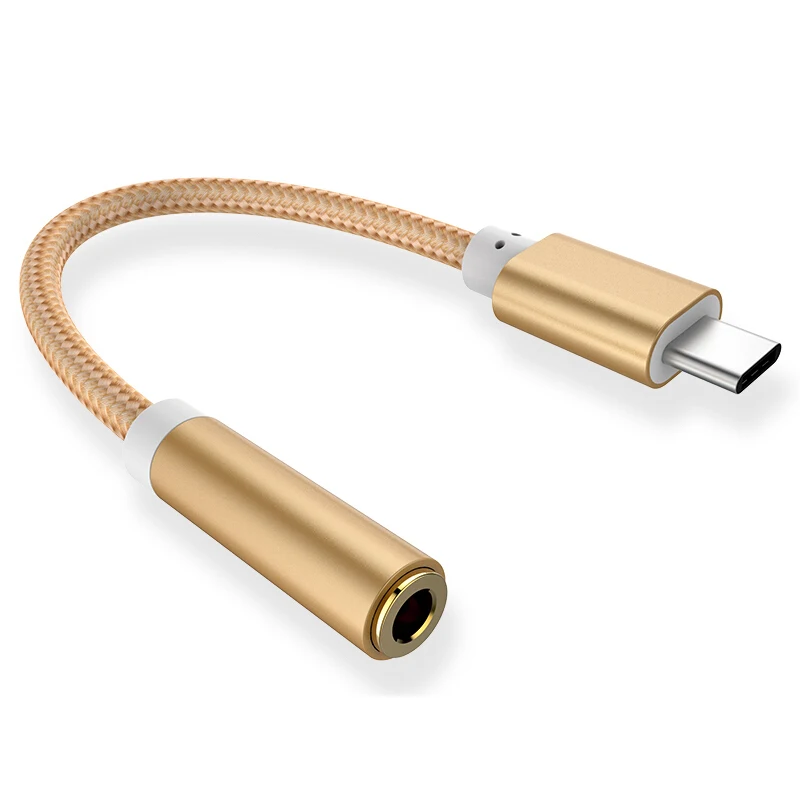 Кабель для наушников с разъемом USB Type C на 3 5 мм адаптер внешний кабель Mi8 SE Mi6 Mi Mix 2/2s