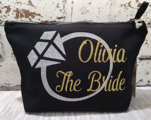 

Персонализированные именные алмазные свадебные косметички для невесты, уникальный подарок для невесты, вечерние сумочки, подарок на день р...