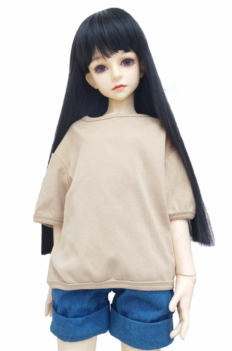 Кукольное платье BJD подходит для 1/3 1/4 1/6 Размер куклы цветные футболки и джинсы