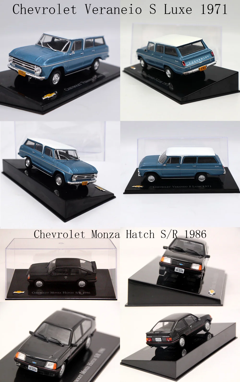 IXO 1:43 разных лет и стилей Chevrolet Chevette Monza/Amazona/Kadett Hatch/opala/Vectra/Celta/игрушечные машинки литые под давлением модели