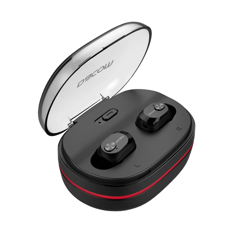 K6H Pro-BLACK DACOM K6H Pro/T8 настоящие беспроводные стерео наушники TWS Bluetooth наушники мини невидимые наушники-вкладыши монитор для iPhone samsung - Цвет: K6H Pro-BLACK