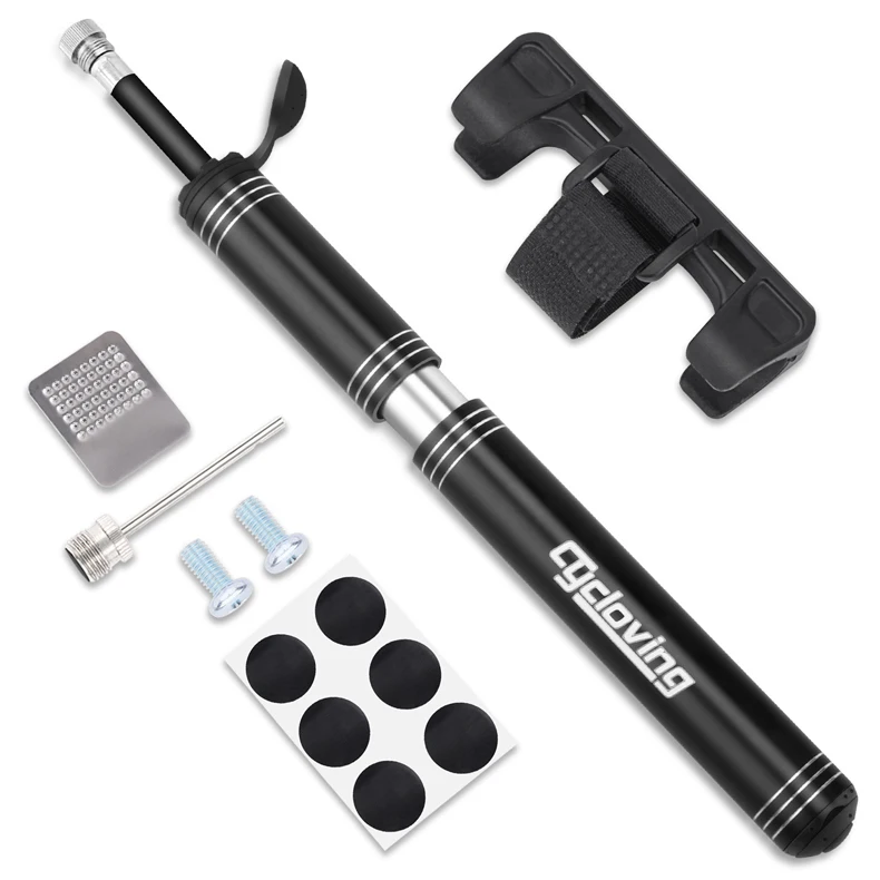 Велотренажер велосипедный насос Schrader Мини Портативный Presta клапан 160PSI алюминиевый гибкий надеюсь Велоспорт MTB воздушный насос