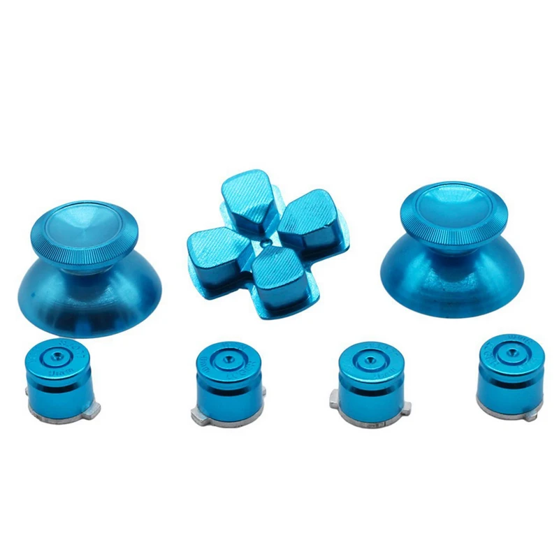Набор для ремонта металлических ABXY Caps D-Pad ручки-пули PS4 Contorller аналоговый джойстик