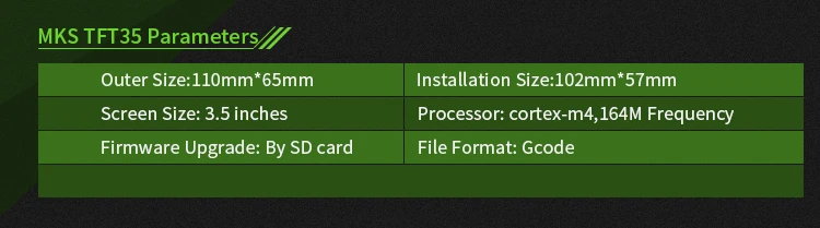 Части 3d принтера MKS TFT35 V1.0 умный контроллер 3," Поддержка сенсорного экрана Smoothieware Модернизированный TFT32 для MKS SBASE