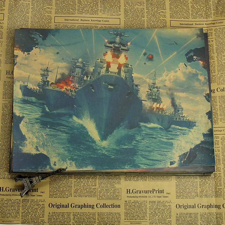 World of Warships WOWS военно-морской корабль морская Битва Игра украшение дома крафт-игра