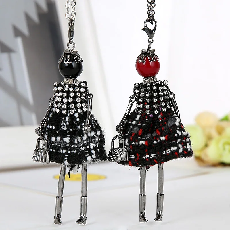 Женское Ожерелье массивные ожерелья и кулоны ожерелье Dace Girl Doll для женщин