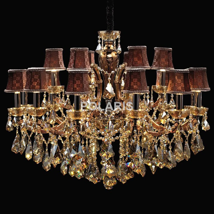 Люстра для вестибюля отеля хрустальные люстры Мария Тереза большие роскошные