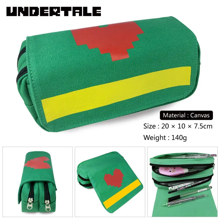 Унисекс сумки Undertale молния кошелек сумка пенал кошелёк Чехол аниме Sans Papyrus канцелярские сумки ручка Сумка косплей подарок отаку