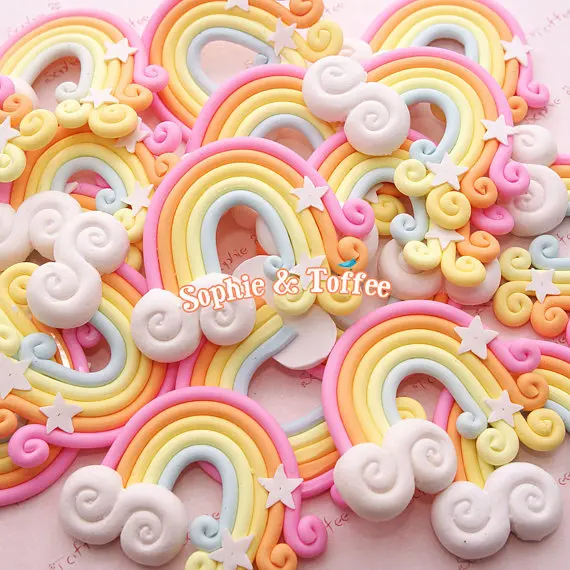 10 шт./партия украшения для телефона из полимерной глины | Фурнитура и компоненты