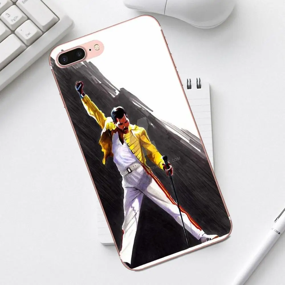 Qdowpz для Galaxy Alpha Core Prime Note 4 5 8 S3 S4 S5 S6 S7 S8 S9 mini edge Plus Diy Рисование ТПУ N Freddie Mercury