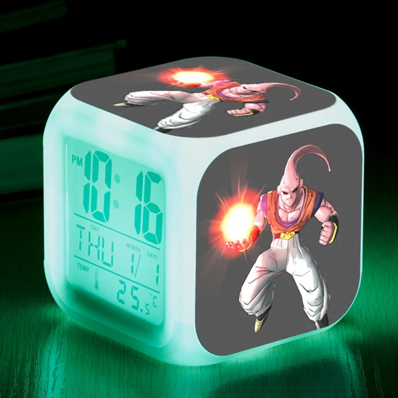 Горячая Распродажа, DRAGON BALL Z светодиодный светильник 7 цветов, меняющий Ночной светильник, будильники, Сон Гоку Вегета, японское аниме, Мультяшные игрушки