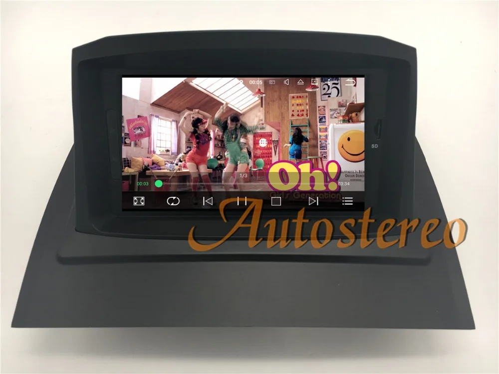 Автомагнитола 2DIN Android 8 0 4 Гб ОЗУ DVD плеер для Renault Megane 2 Fluence 2002 2008 GPS навигация