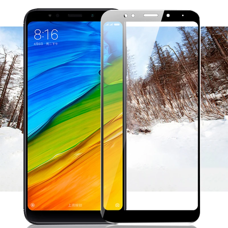 Mllse закаленное стекло 9h для Xiaomi Redmi 5/5 плюс полный Экран защитная плёнка нано