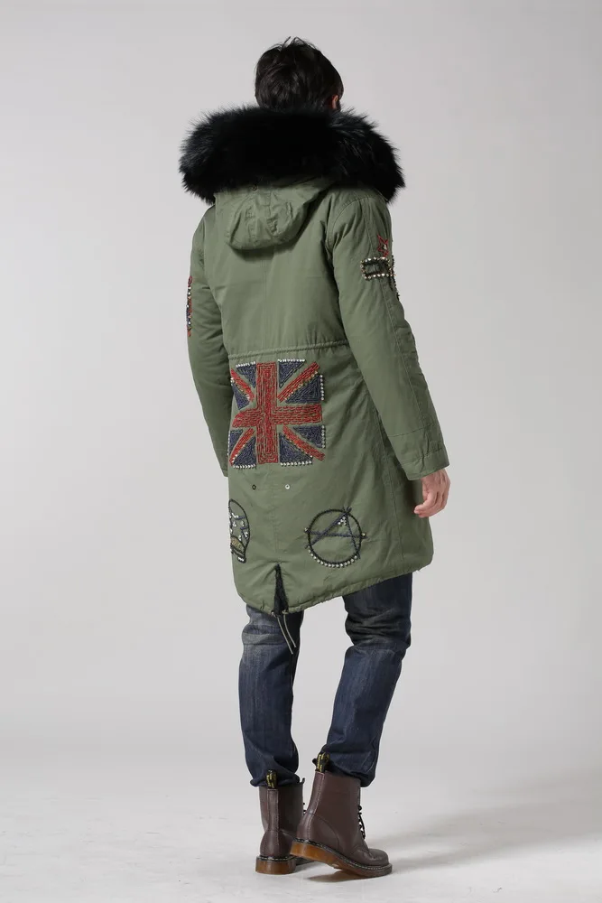 Лидер продаж мужские зимние меховые пальто розничная и оптовая продажа новый