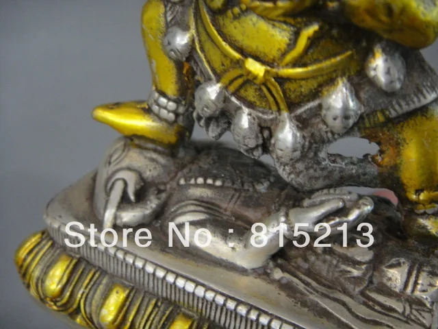 Wang 000329 китайская Медь Бронза четыре оружие Avalokitesvara * Kwan-Yin Guan Yin Будда | Дом и сад