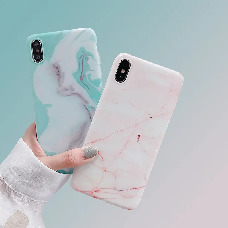 Мраморный чехол для iphone 7 8 XS MAX мягкий из ТПУ 6 6S Plus 8Plus X XR телефона|Чехлы-накладки| |