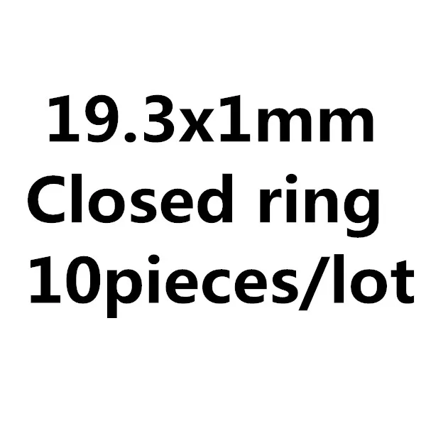 10pieces Позолоченные закрытые кольца, складывающееся кольцо, ювелирные аксессуары, самодельные ювелирные изделия J2237 - Цвет: 10pieces