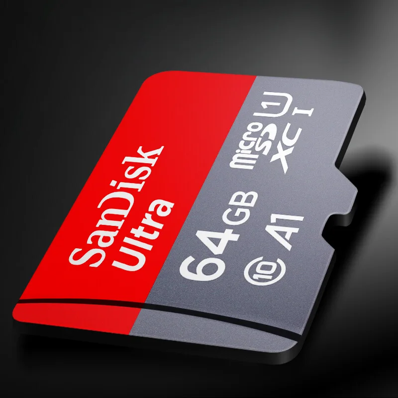 Двойной флеш-накопитель SanDisk карты памяти 16 Гб оперативной памяти, 32 Гб встроенной памяти, 64 ГБ 128 256 100 МБ/с. UHS-I микро SD карты Class10 SDHC/SDXC карты флэш-памяти