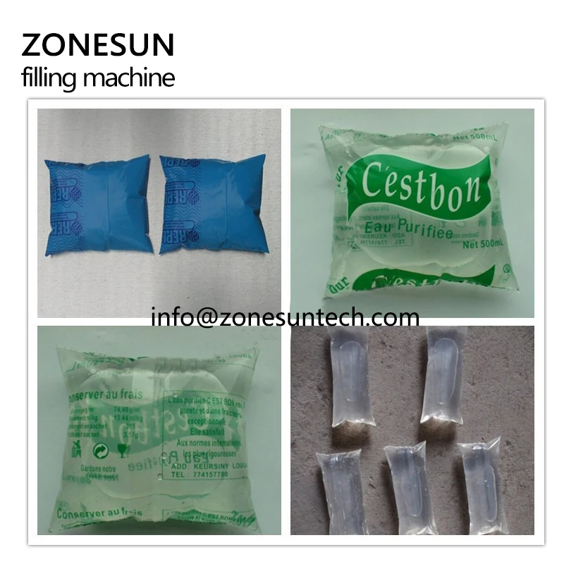 ZONESUN Automatic Liquid Packing Machine Liquid Packager Liquid Filling And Sealing Machine Liquid Packing Machine