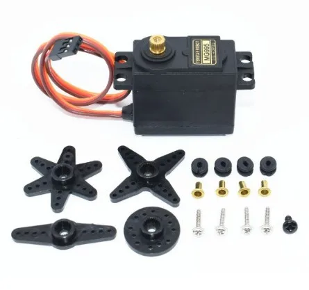 MG995 10 шт./лот MG сервоприводы Цифровой MG996R MG995 сервопривод металлический редуктор для Futaba JR автомобиль RC модель Вертолет Лодка MG995 - Цвет: MG995